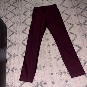 Under Armour Women's Dark Burgundy Leggings